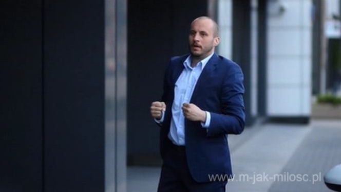 M jak miłość odc. 1023. Robert Lubiński (Tomasz Borkowski)