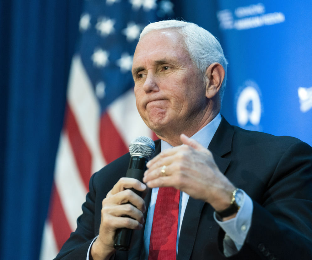 Pence ma chrapkę na Biały Dom