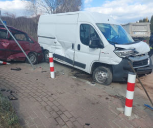 Wypadek na feralnym skrzyżowaniu w Ambrożowie
