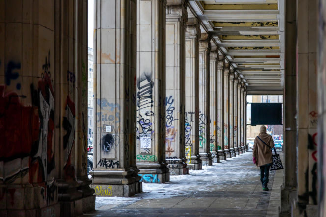 Graffiti w centrum Warszawy w 2026 r.
