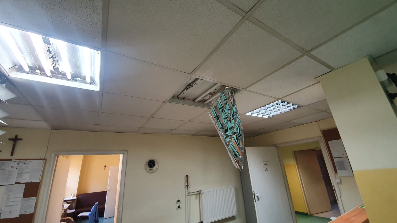 Pacjent wpadł w dziką furię i zdemolował SOR w Miechowie