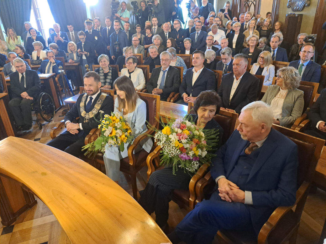 Zaprzysiężenie Aleksandra Miszalskiego na prezydenta miasta Krakowa oraz radnych IX kadencji