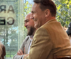 Sikorski i Makłowicz w krakowskim Bunkier Café