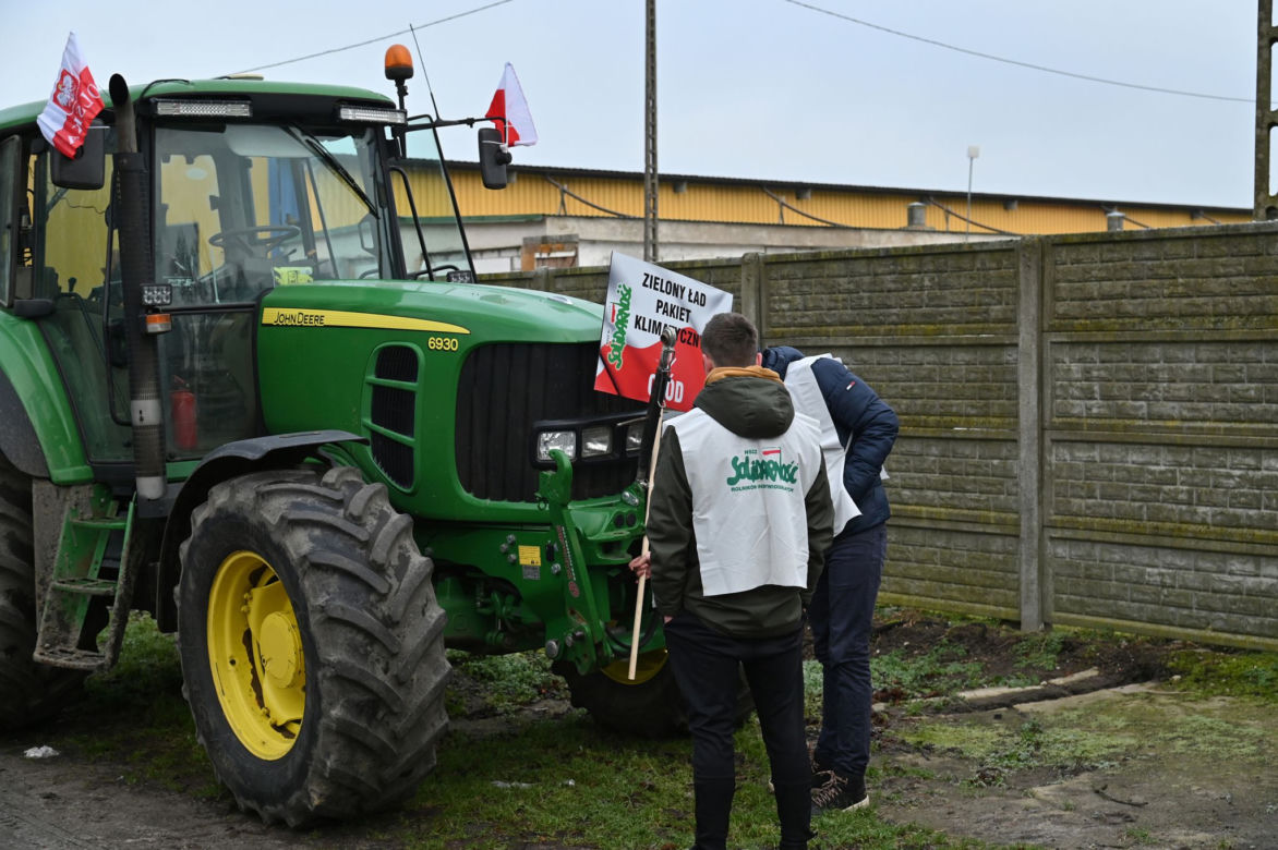 Protesty rolników na drogach województwa zachodniopomorskiego