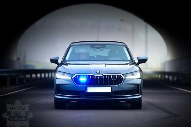 nieoznakowany radiowóz Siedlce