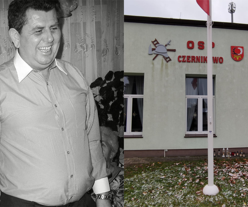 Jan z Czernikowa nie żyje. Znicze pod OSP Czernikowo