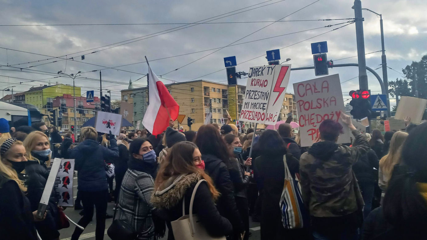 Protest kobiet w Szczecinie - 28.10.2020