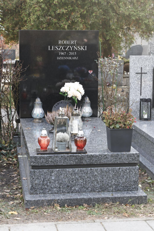Tak wygląda grób Roberta Leszczyńskiego