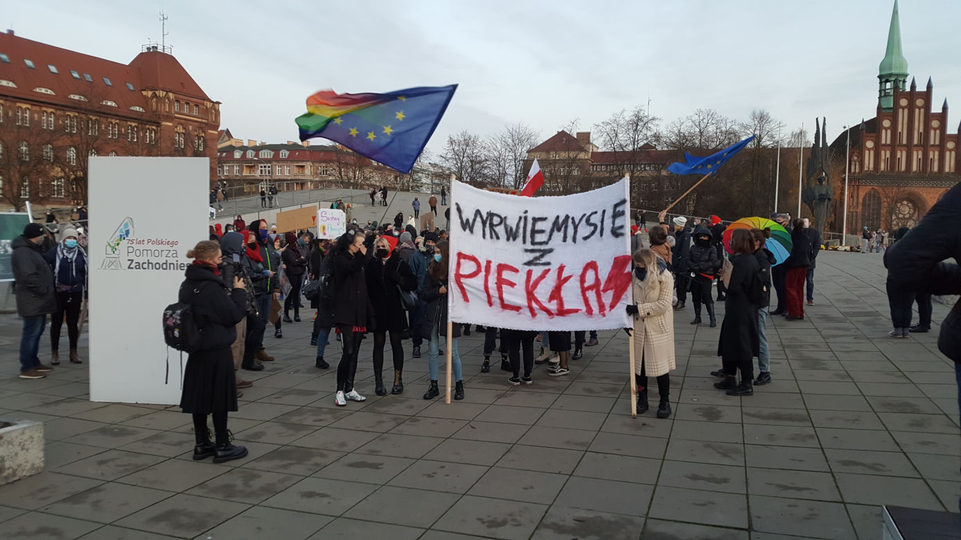 Strajk miesiąc Szczecin