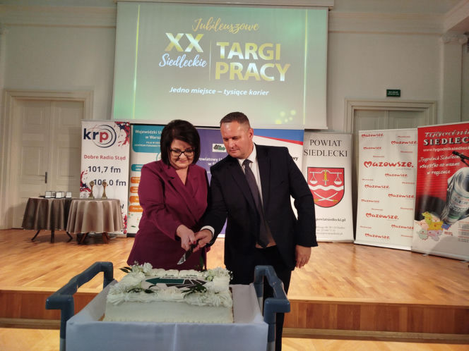 Jubileuszowa uroczystość z okazji 20-lecia Siedleckich Targów Pracy
