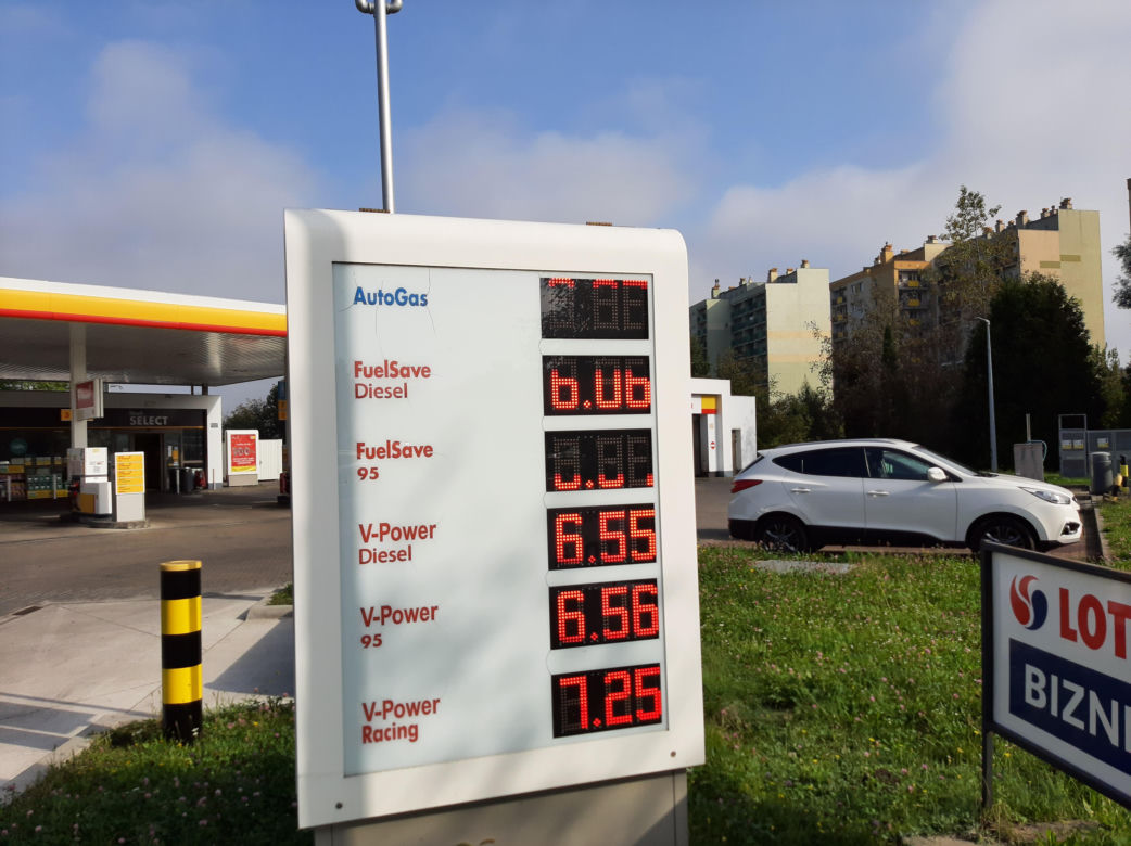 Aktualne ceny paliw na stacjach w Rzeszowie