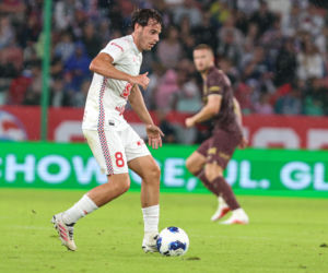 Górnik Zabrze - AS Monaco: Zdjęcia kibiców i zawodników z meczu eliminacji Ligi Konferencji