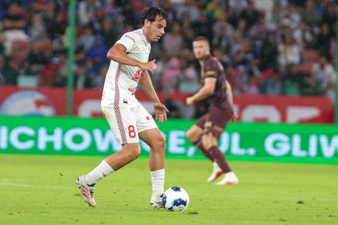 Górnik Zabrze - AS Monaco: Zdjęcia kibiców i zawodników z meczu eliminacji Ligi Konferencji