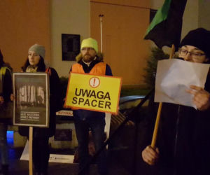 Ekolodzy boją się o dziki. Wyszli na ulice Bydgoszczy, by zaprotestować