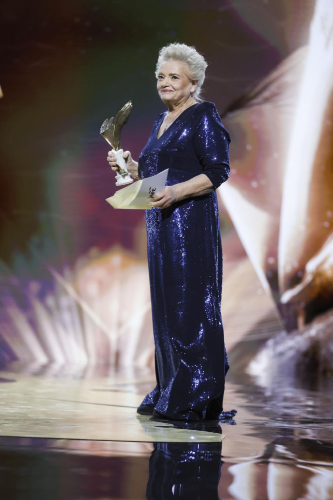 Magda Zawadzka, Anna Seniuk, Krystyna Janda na gali Orłów 2026