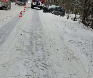 Wypadek na terenie gminy Adamów
