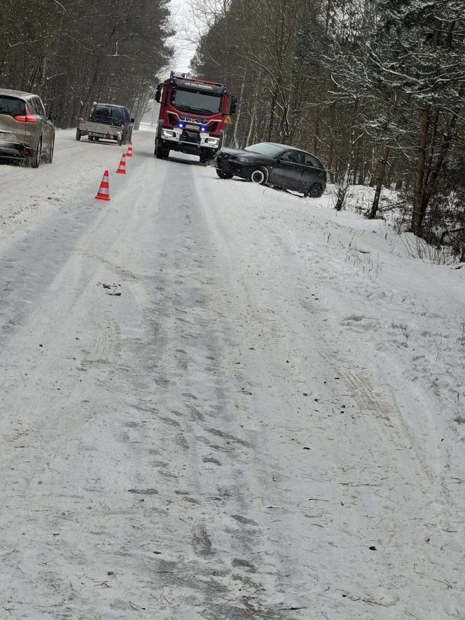 Wypadek na terenie gminy Adamów