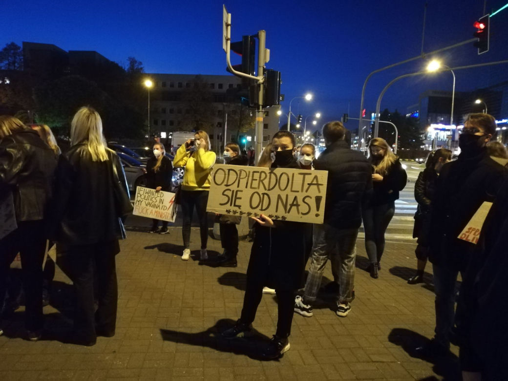 Protest kobiet w Rzeszowie 27 października