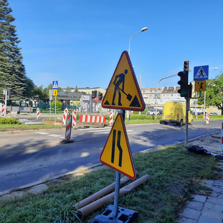 Olsztyn. Utrudnienia w centrum nie tylko na Piłsudskiego. Ruszył remont Kętrzyńskiego 