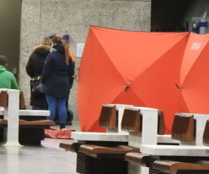 Makabra na dworcu centralnym. Ciało mężczyzny rozjechane przez pociąg
