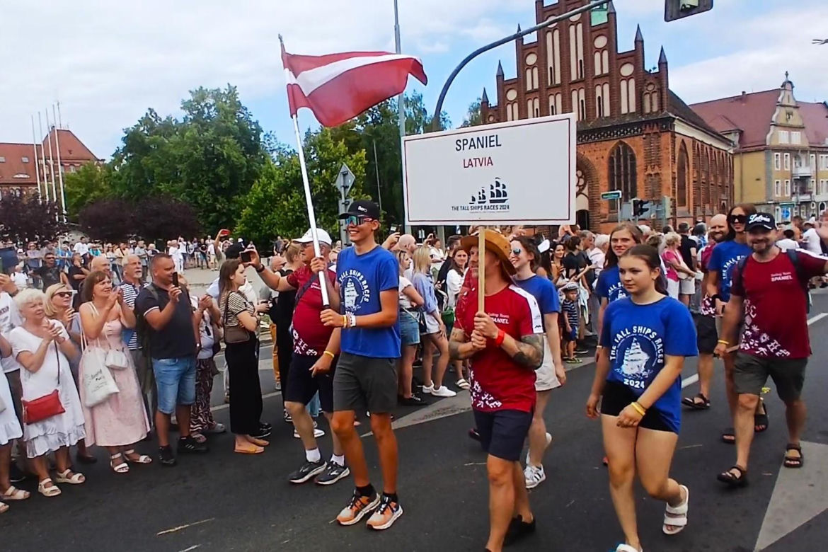 Parada załóg The Tall Ships Races 2024 w Szczecinie