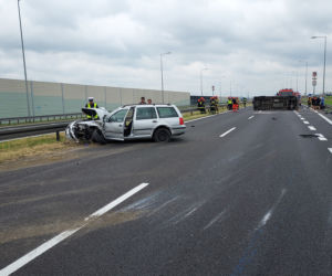 Niespokojny weekend na tarnowskim odcinku A4