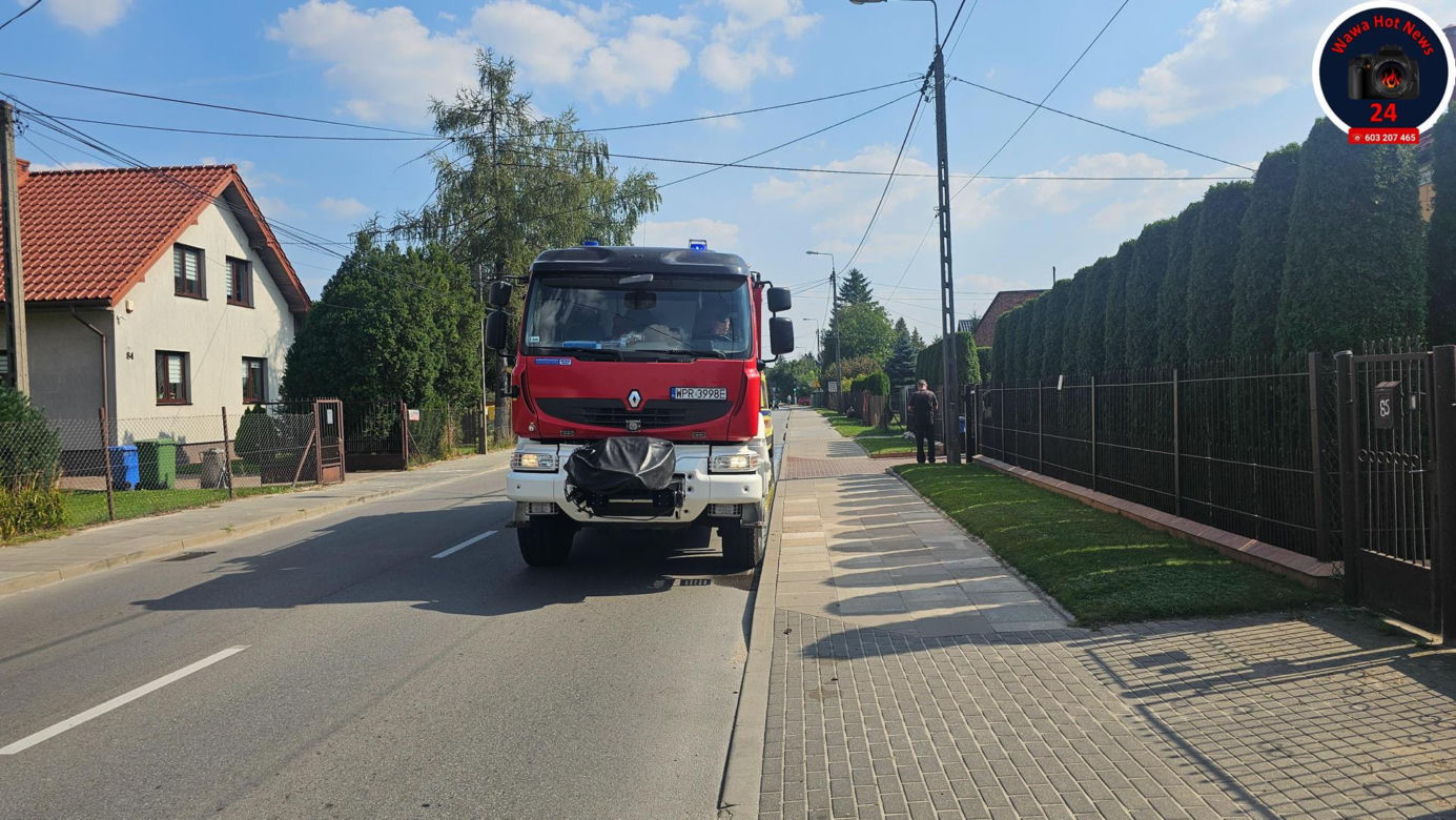 Dramat w Pruszkowie. 88-latek wpadł do szamba, nie żyje