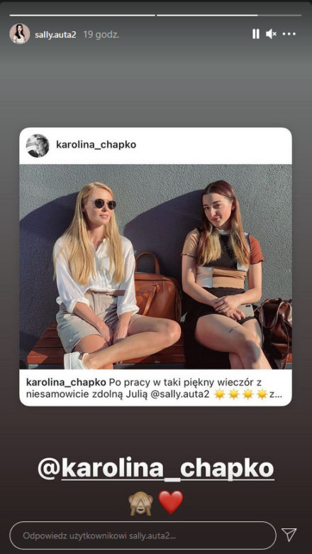 Barwy szczęścia. Dominika (Karolina Chapko), Luiza (Julia Zielińska)