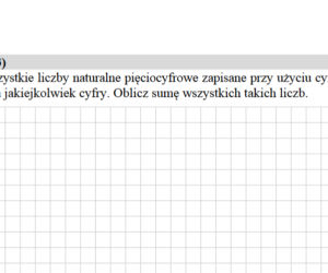 Matura 2020 rozszerzona matematyka. Przykładowe zadania egzaminacyjne