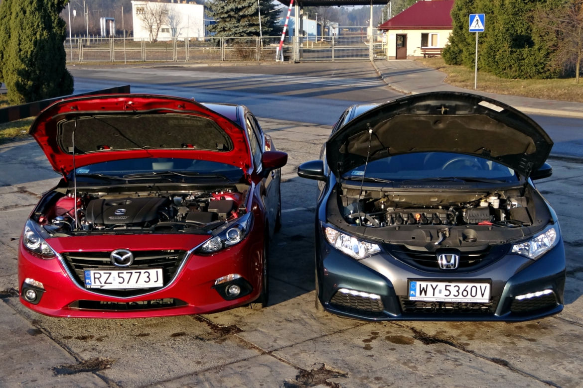 Honda Civic IX kontra nowa Mazda 3