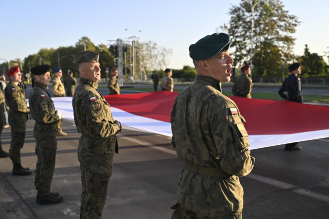 Próba generalna defilady wojskowej w Warszawie