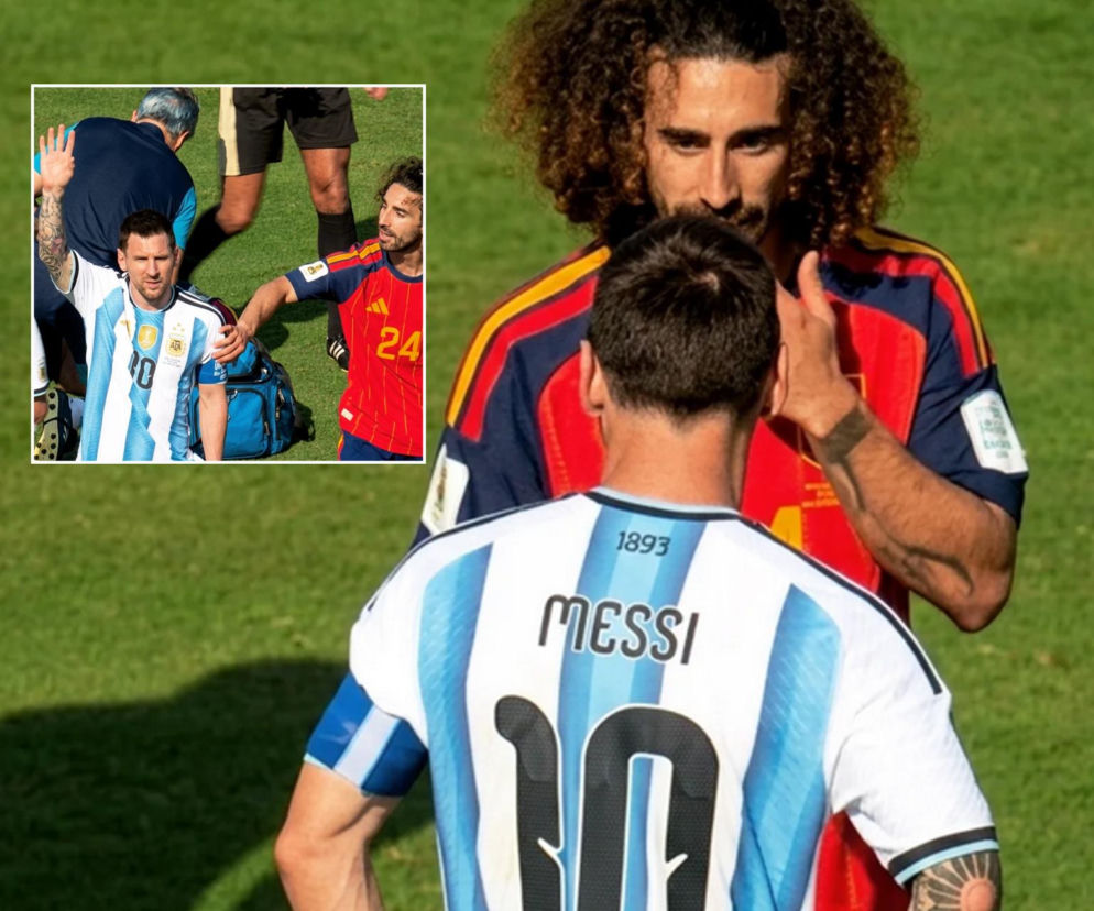Marc Cucurella wyśmiał Lionela Messiego. Hiszpan oskarża go o dziecinne zachowanie w finale MŚ