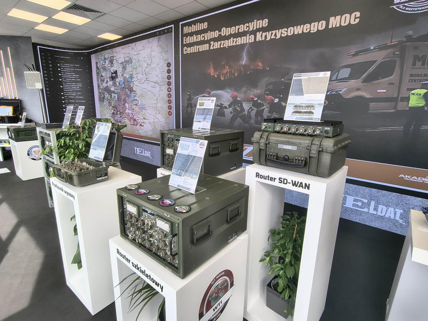 Teldat na MSPO 2026. Systemy dowodzenia i platforma dla wozów WARAN