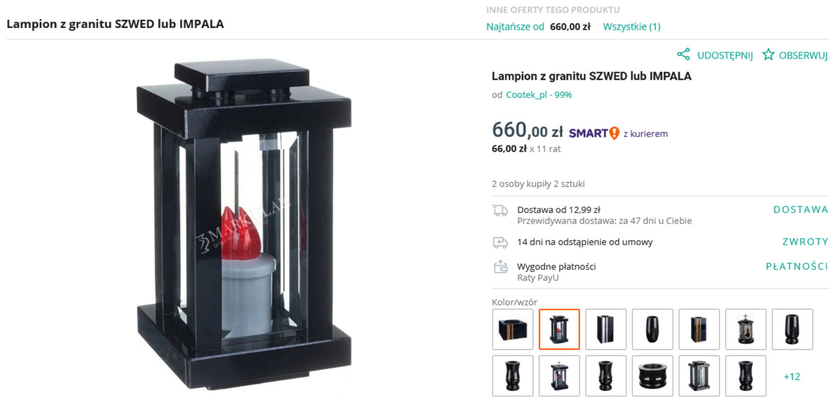 Znicze za kilkaset złotych 