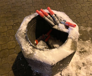 Racowisko kibiców Jagiellonii Białystok rozpoczęło się o symbolicznej godz. 19:20