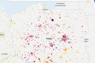 Iława znów dała czadu i to dosłownie! Zobaczcie gdzie było najwięcej smogu