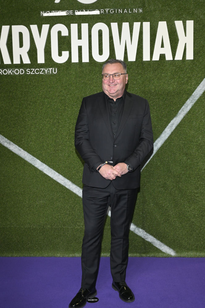 Czesław Michniewicz na premierze