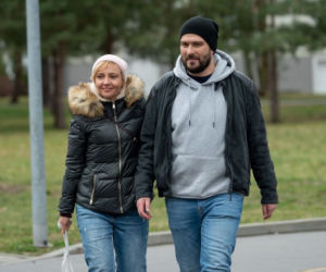 Barwy szczęścia odc. 2292. Sabina (Barbara Kurzaj), Damian Wójcik (Michał Lesień)