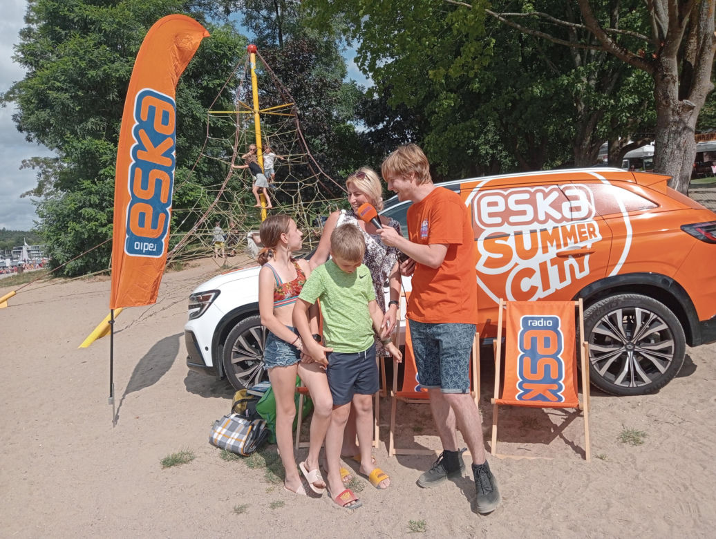 Eska Summer City Olsztyn. Pomarańczowa ekipa na Plaży Miejskiej