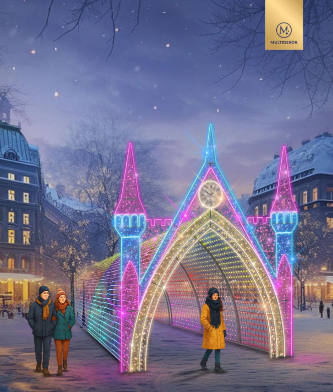 Nowe świąteczne iluminacje w Łomży