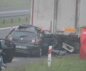 Wypadek śmiertelny na A1 koło Świecia