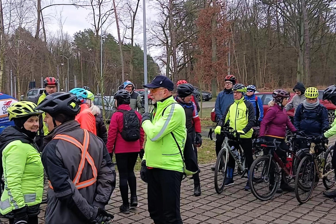 Szczecińscy rowerzyści powitali 2025 rok