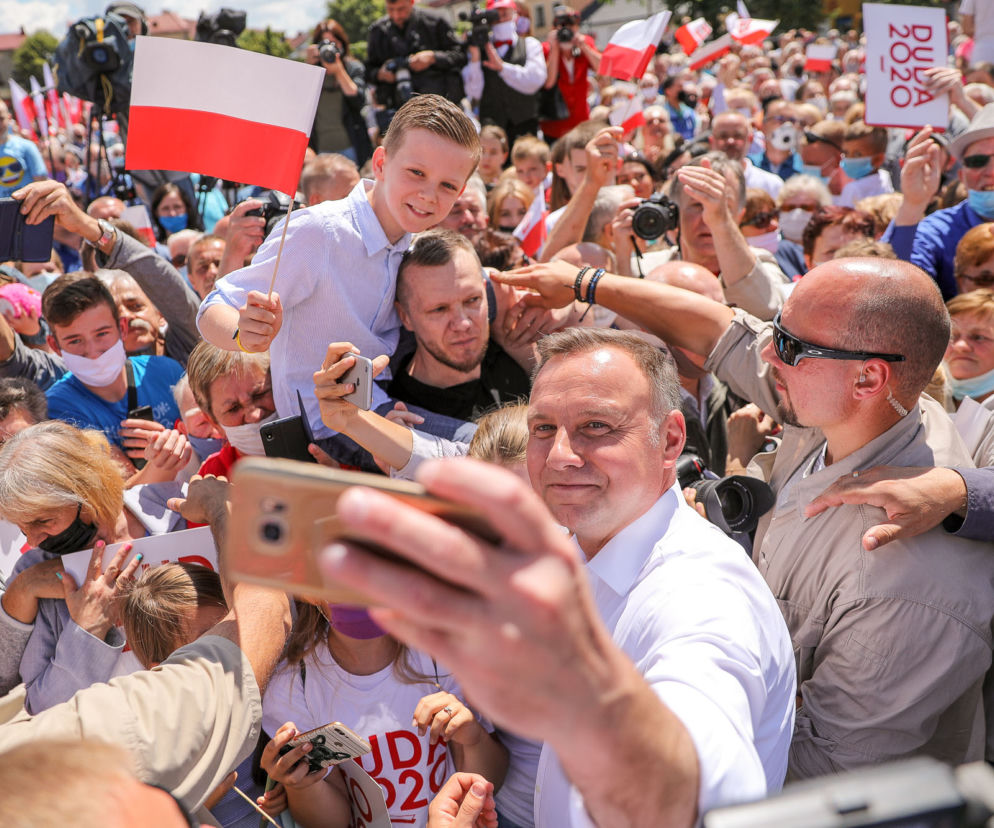 Andrzej Duda odwiedził Olkusz na kampanijnej trasie