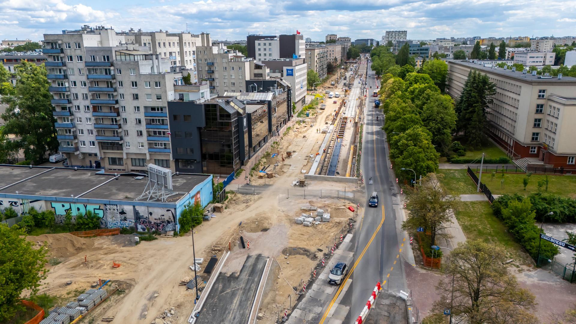 Tramwaj do Dworca Zachodniego w Warszawie – budowa w maju 2026 r.