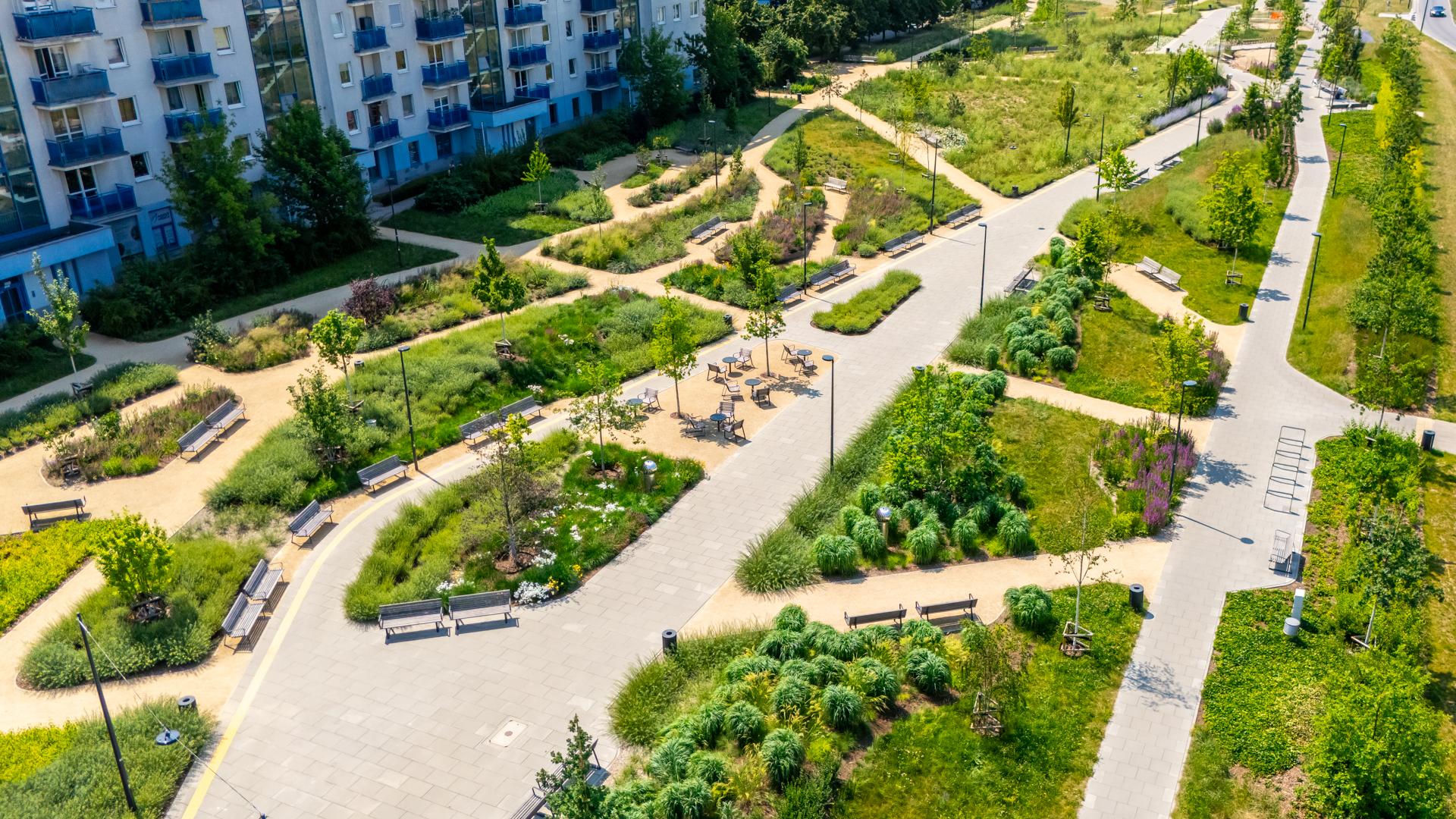 Park nad Południową Obwodnicą Warszawy w Warszawie