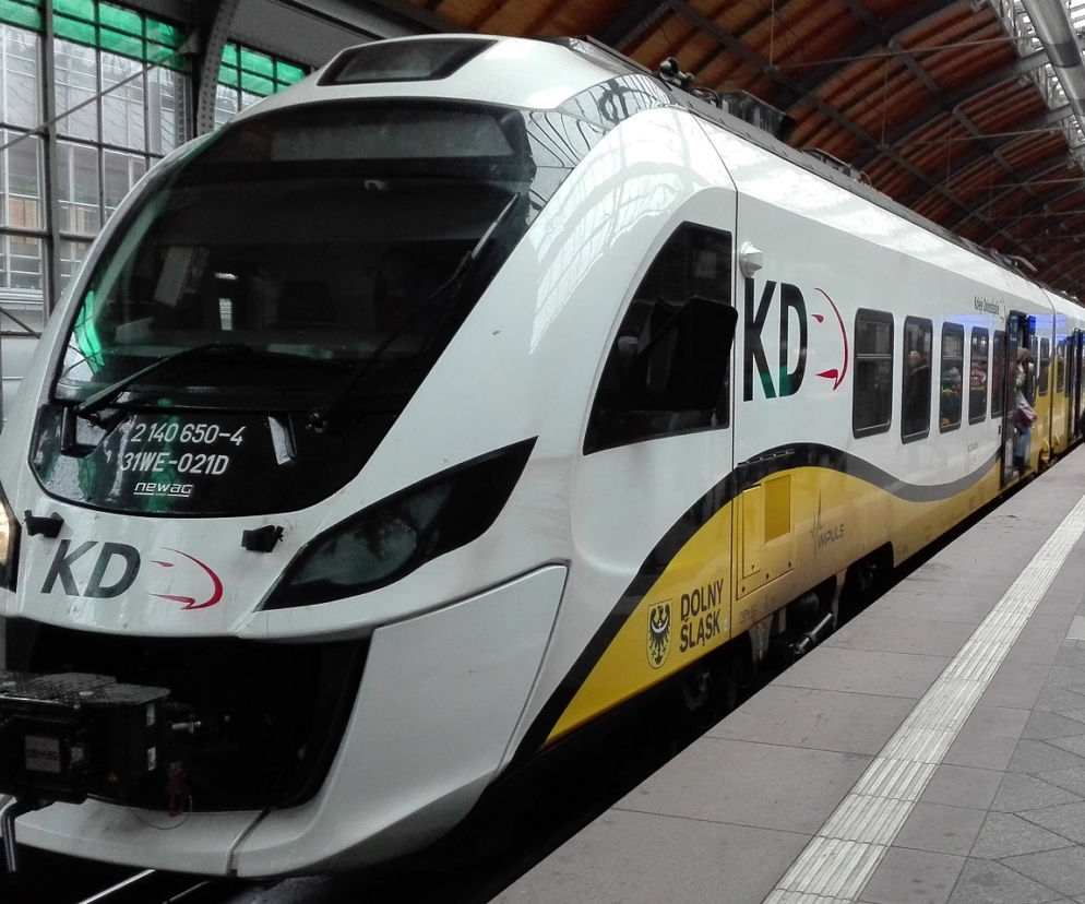 Z Wrocławia dojedziemy pociągiem do Świdnicy przez Sobótkę