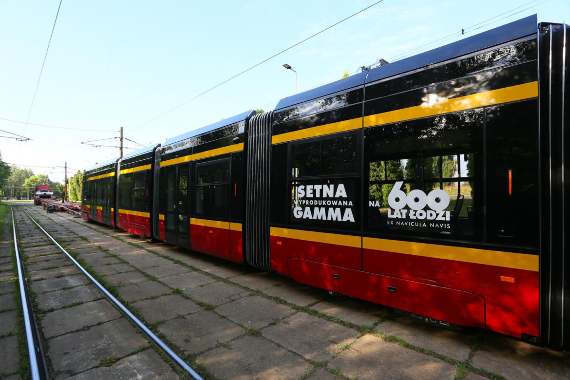 21. tramwaj Moderus Gamma dotarł do Łodzi