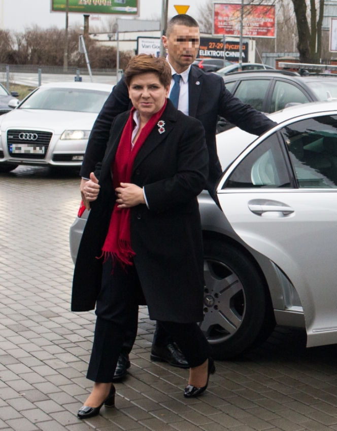 Mercedes-Benz Klasy S - limuzyna premier Beaty Szydło