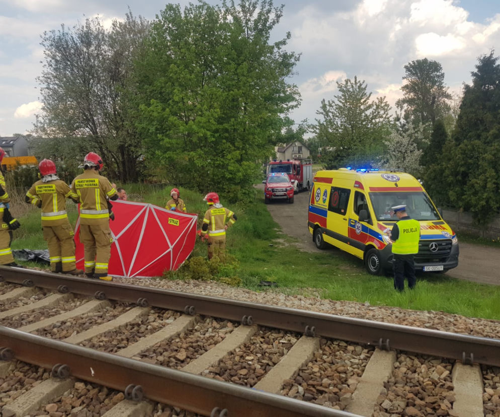 Śmiertelne potrącenie przez pociąg w Katowicach