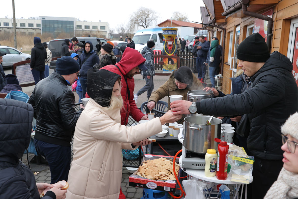 Uchodźcy z Ukrainy w Polsce. Dotarli do Medyki 